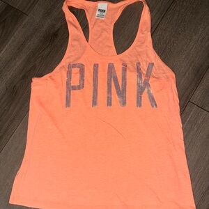 Victoria's Secret PINK Vibrant Orange Tank